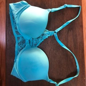 Blue Victoria’s Secret bra